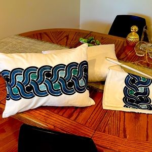 Crate and Barrel pillow inserts and shams